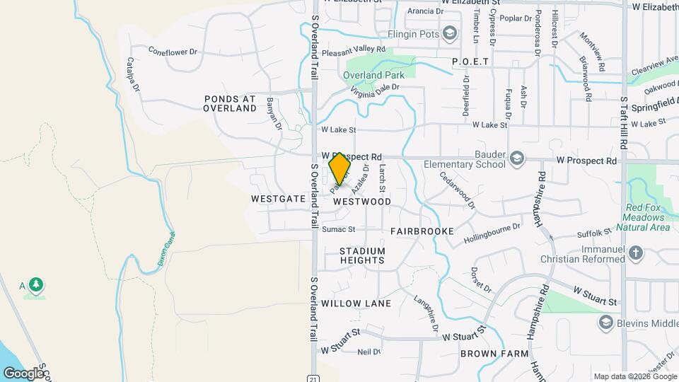 1706 Palm Dr, Unit 1 Mapa y Detalles de la Ubicación