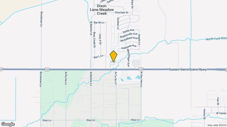 Bishop Mobile Home Park Map and Location Details