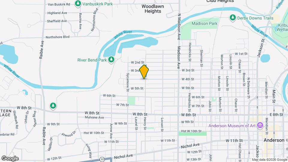 1403 W 4th St Map and Location Details