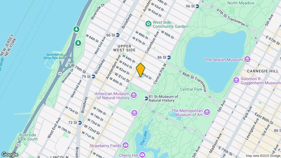 41 W 82nd St Mapa y Detalles de la Ubicación