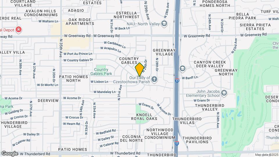 14801 N 29th Dr Map and Location Details
