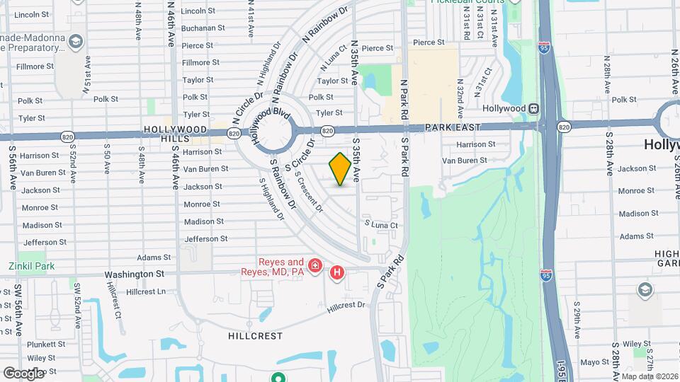 3601 Monroe St Map and Location Details