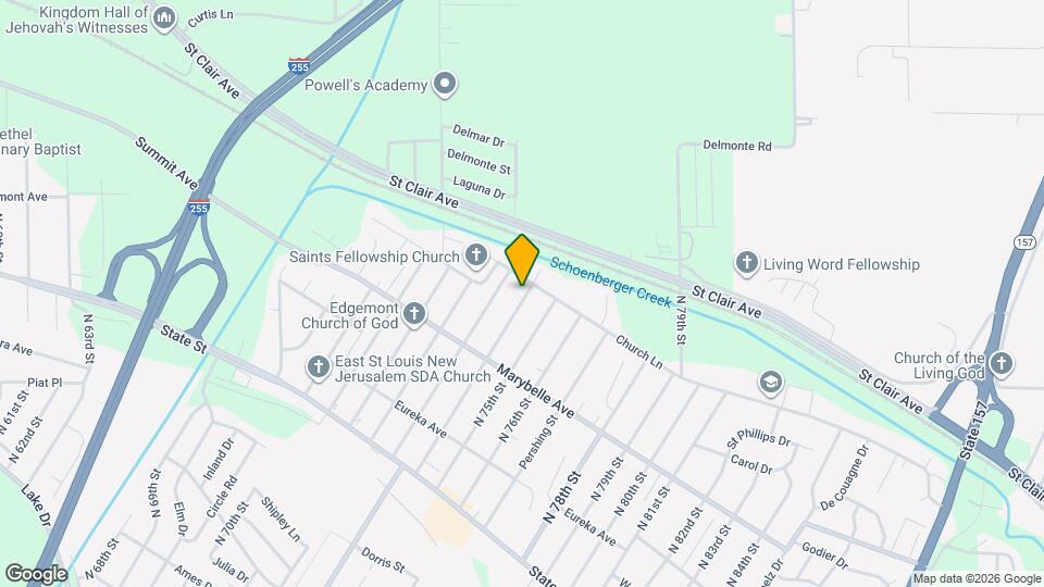 863 N 74th St Map and Location Details