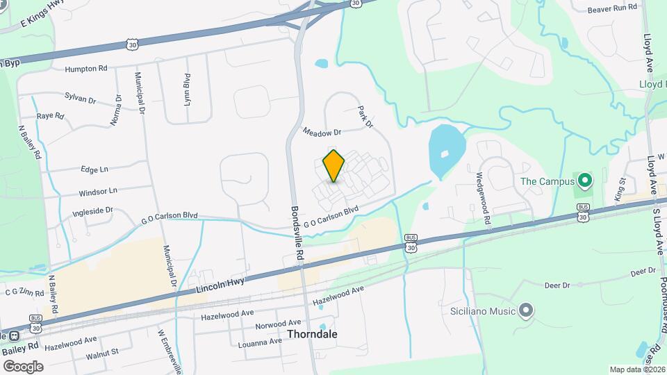 Meadowlake Village Apartments Map and Location Details