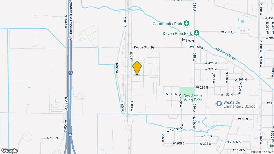 1455 W 350 N Map and Location Details