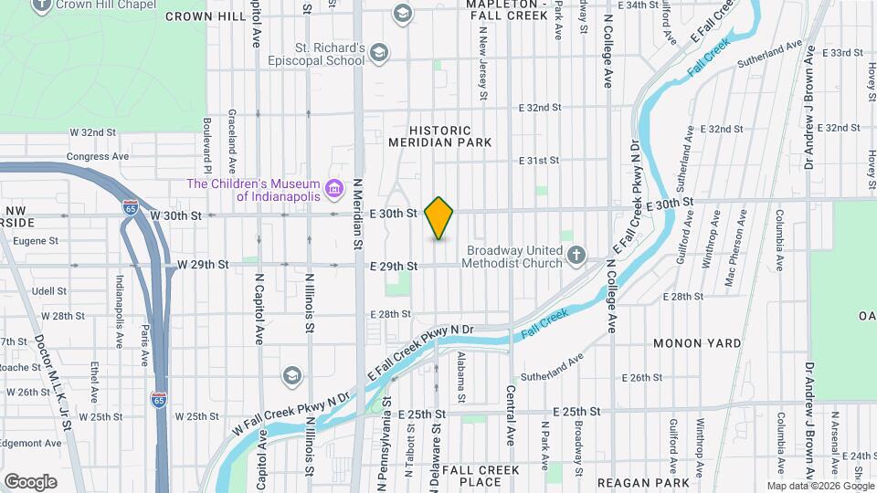 2925 N Delaware St Map and Location Details