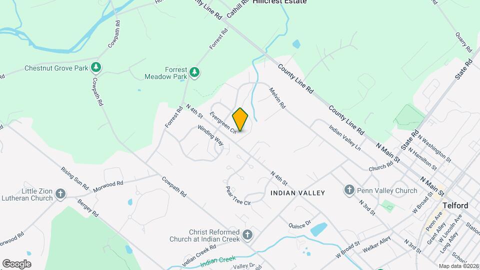 801 Evergreen Cir Map and Location Details