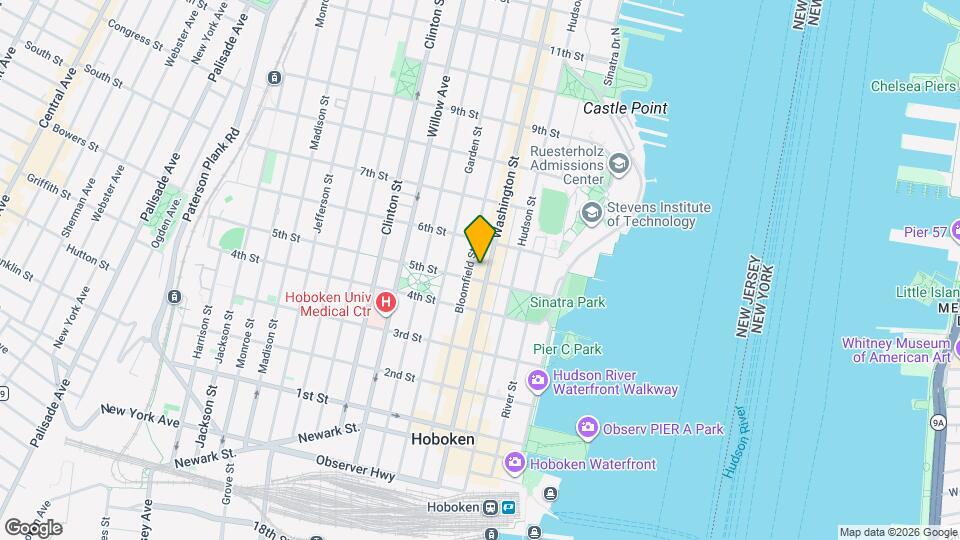 508 Washington St Map and Location Details