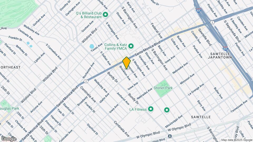1540 Brockton Ave Map and Location Details