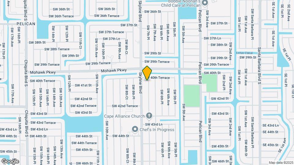 4028 SW 7th Pl Map and Location Details