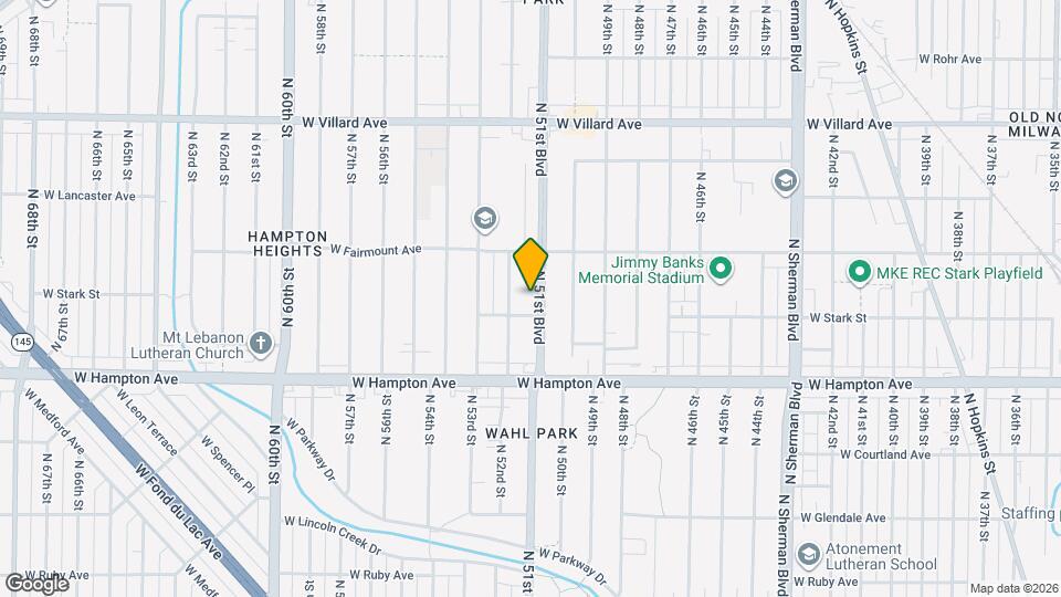 4915 N 51st Blvd Mapa y Detalles de la Ubicación