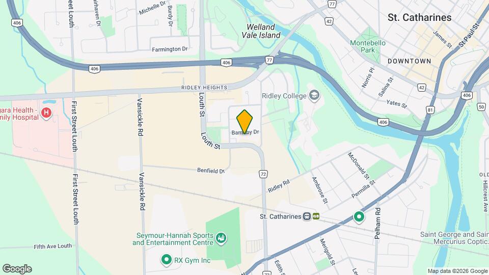 25 Barnaby Dr Map and Location Details