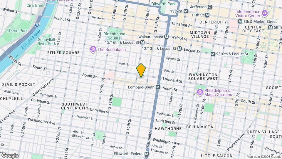 1524 Naudain St Mapa y Detalles de la Ubicación