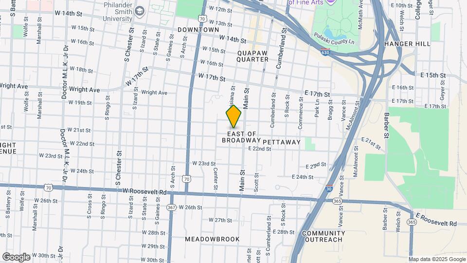 2023 S Louisiana St Map and Location Details