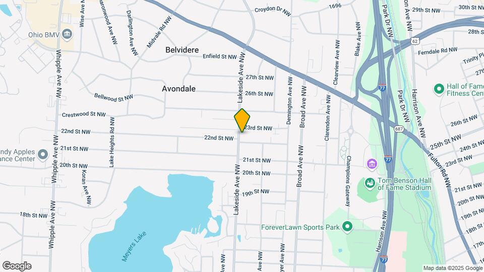 2212 Lakeside Ave NW Map and Location Details