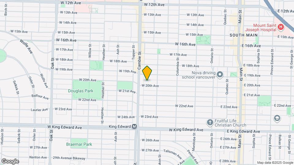 469 W 20th Ave Map and Location Details