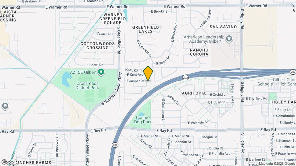 1291 S Cardinal St Map and Location Details