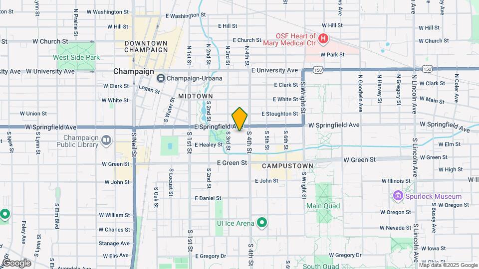 309 E Springfield Ave (New Construction) Map and Location Details