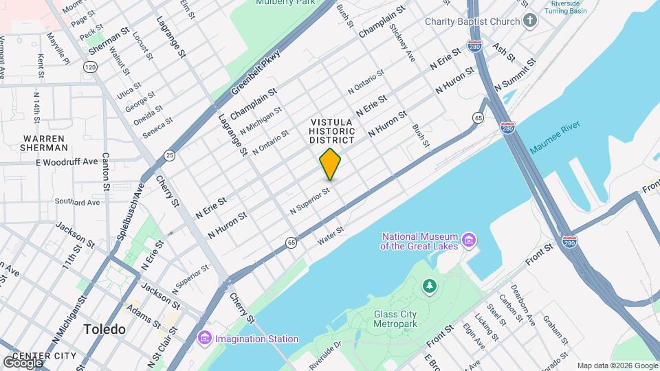 1137 N Superior St Mapa y Detalles de la Ubicación