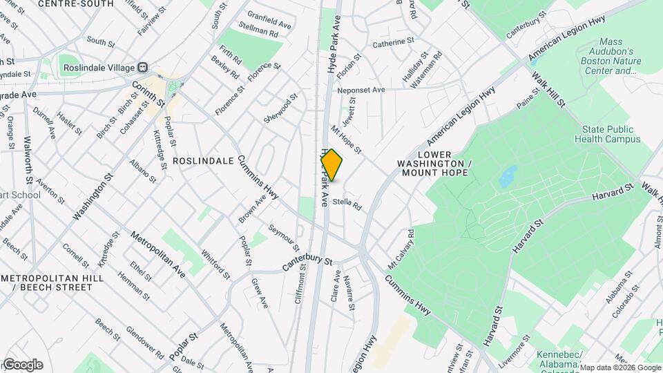 540 Hyde Park Ave Map and Location Details