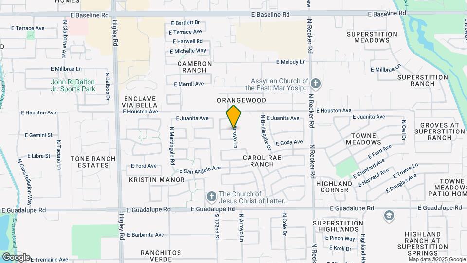 3675 E Caleb Way Map and Location Details