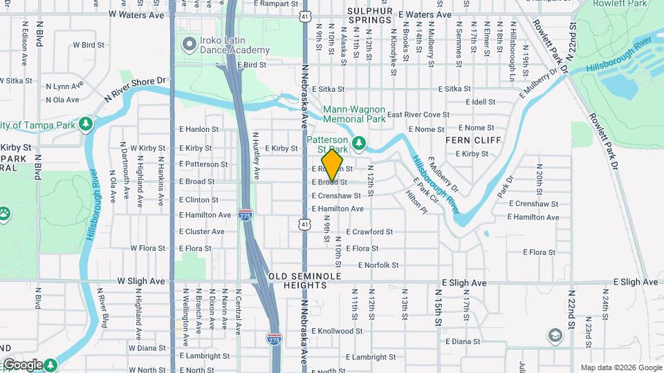 917 E Broad St Map and Location Details