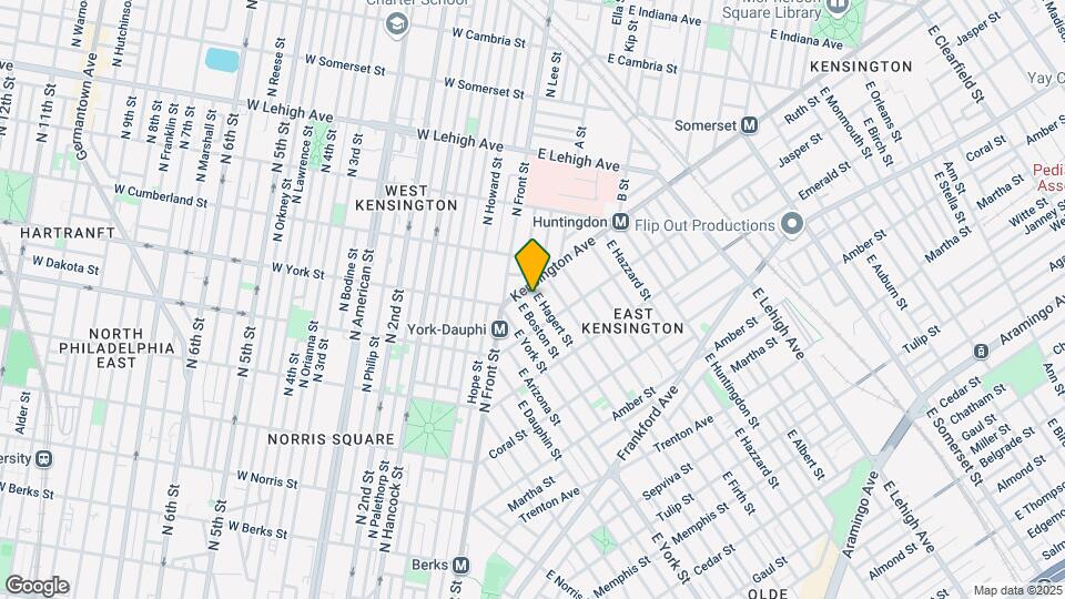 1808 E Hagert St Mapa y Detalles de la Ubicación