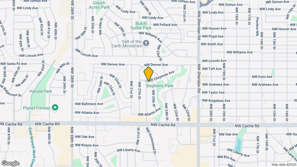 1637 NW 26th St Map and Location Details
