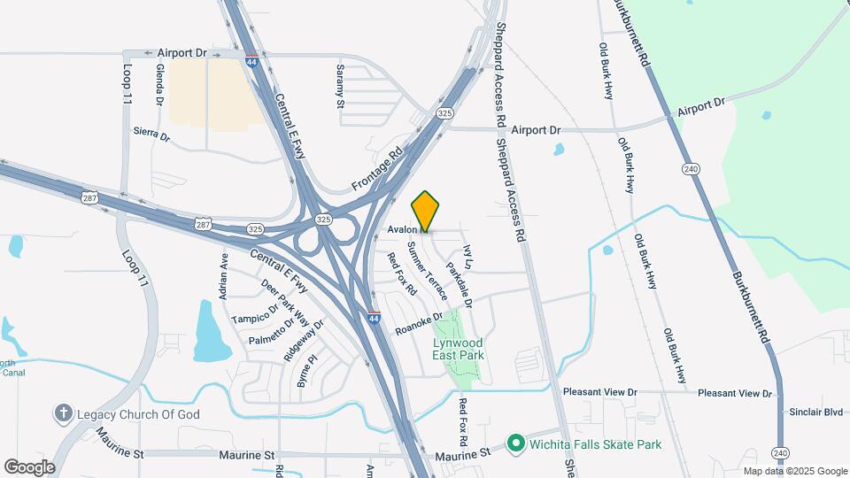 1632 Parkdale Dr Map and Location Details