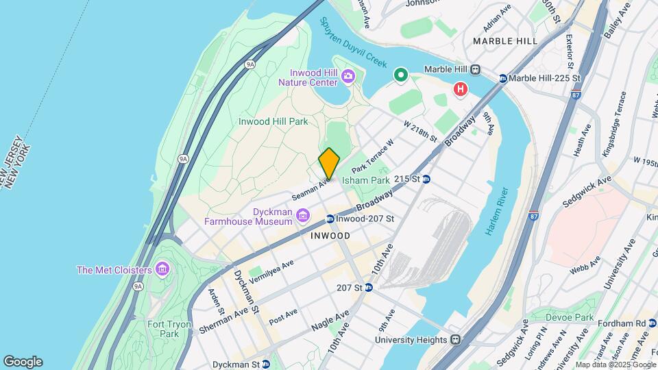 161-171 Seaman Ave Mapa y Detalles de la Ubicación