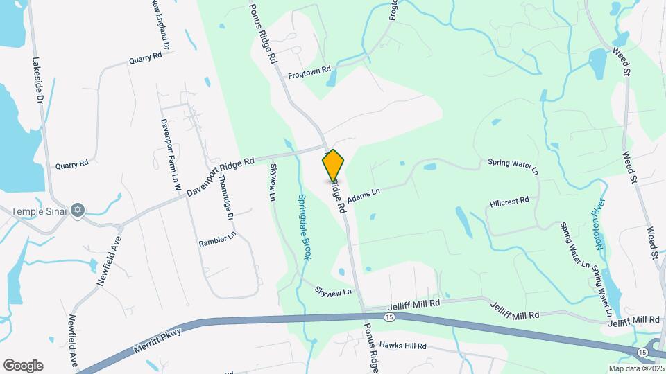 326 Ponus Ridge Rd Map and Location Details