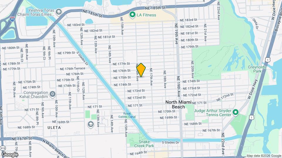 1624 NE 175th St Map and Location Details