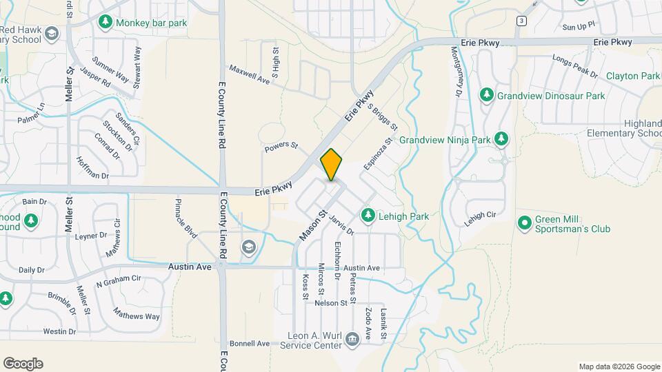 589 Gallegos Cir Map and Location Details