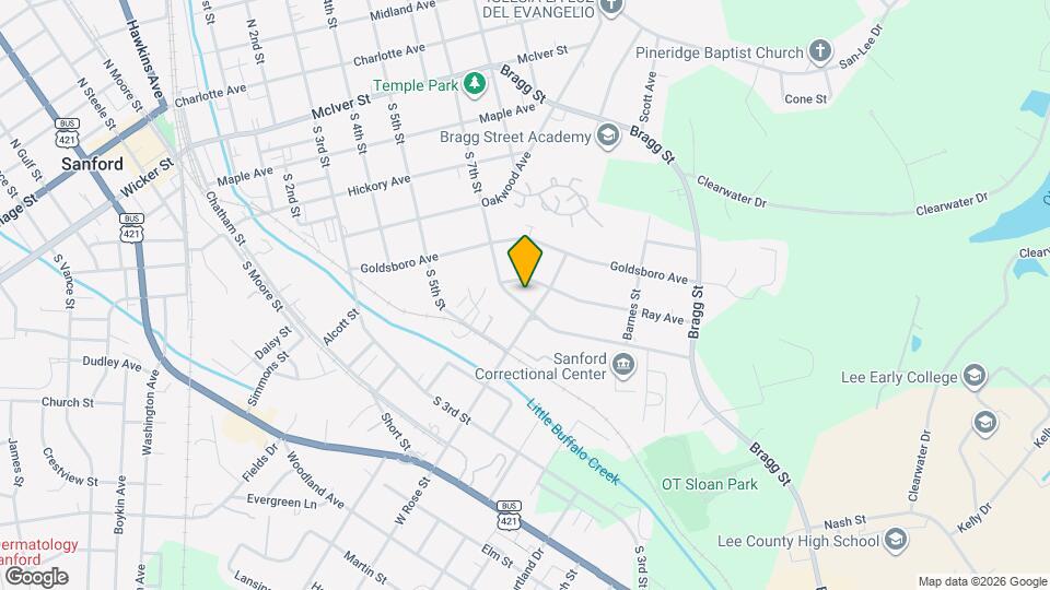 1011 S 7th St Map and Location Details