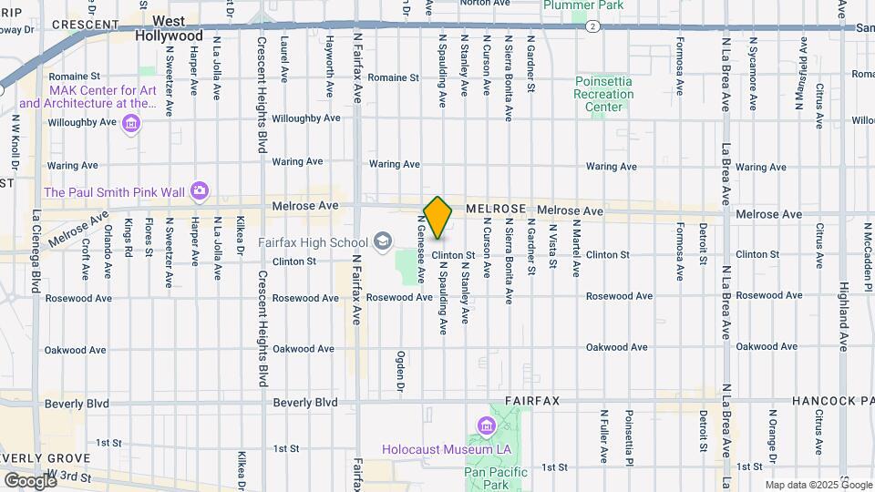 611-615 N Spaulding Ave Map and Location Details