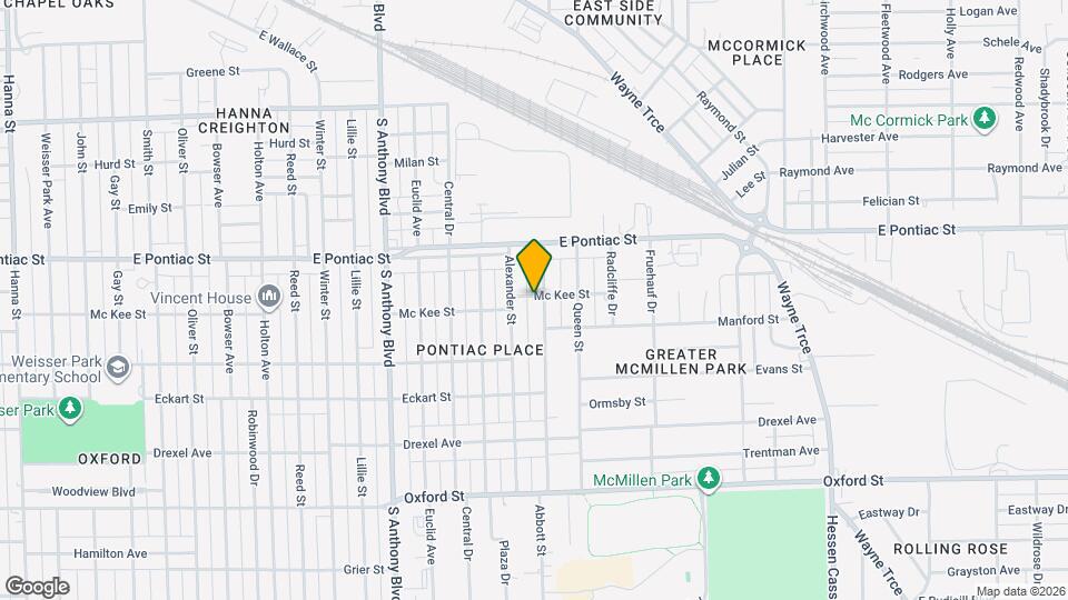 2804 Abbott St Map and Location Details