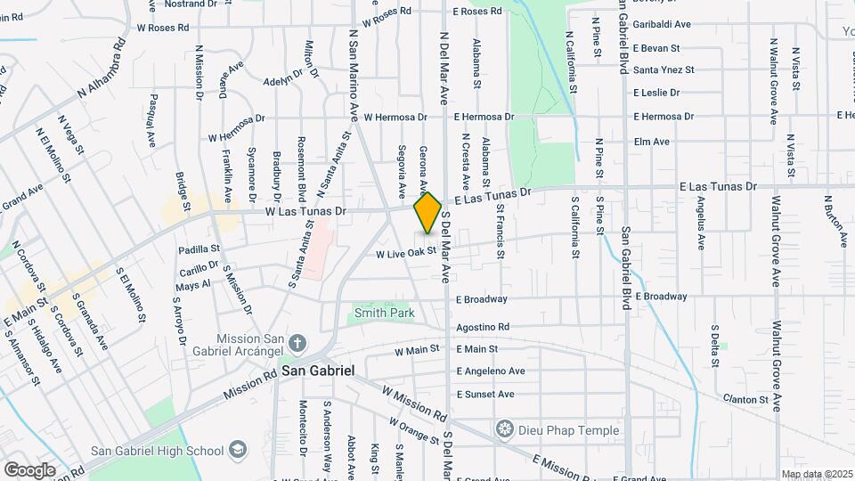 119 W Live Oak St Map and Location Details
