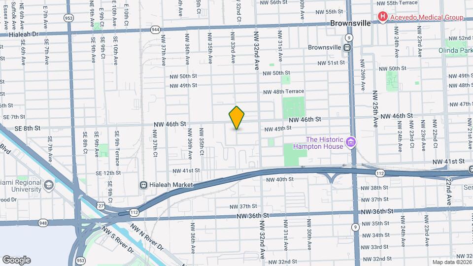 4487 NW 45th St Map and Location Details