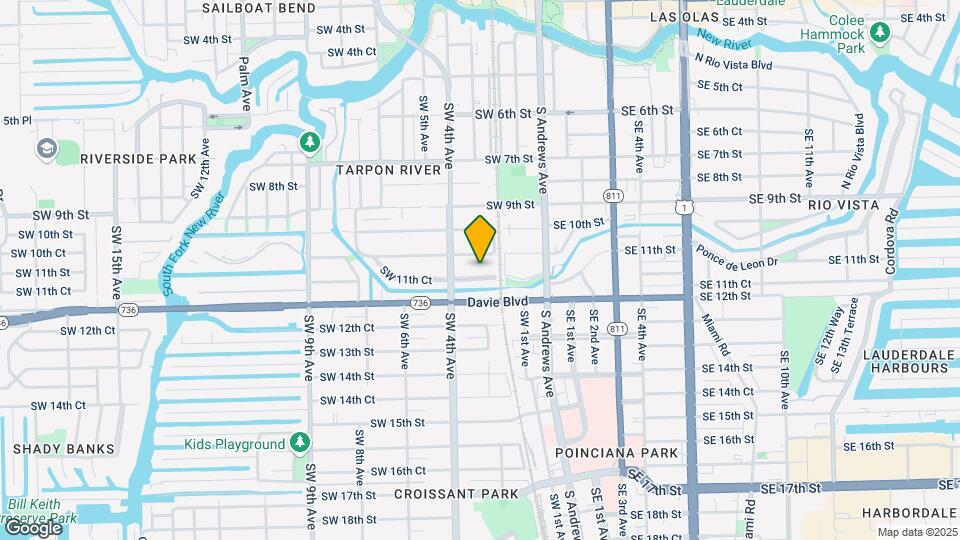 217 SW 11th Ct, Unit 1 Map and Location Details