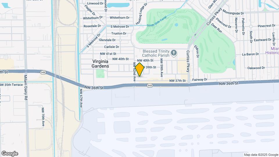 6055 NW 37th St Map and Location Details