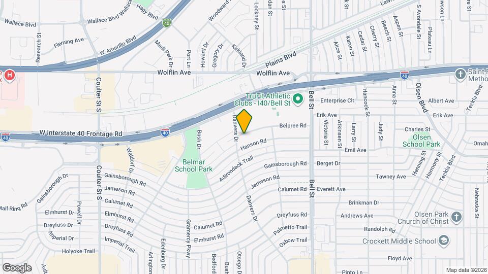 6129 Belpree Rd Map and Location Details