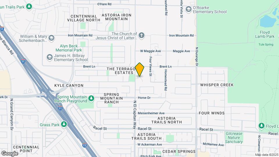 8620 N El Capitan Way Map and Location Details