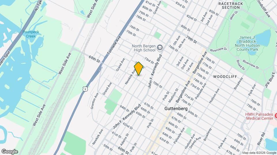 7100 Durham Ave Map and Location Details