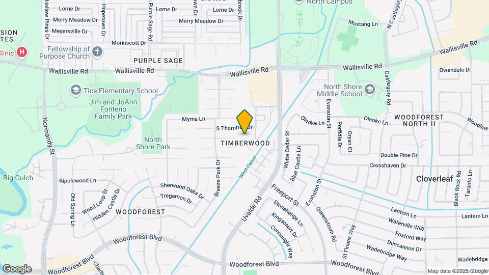13480 S Thorntree Dr Map and Location Details