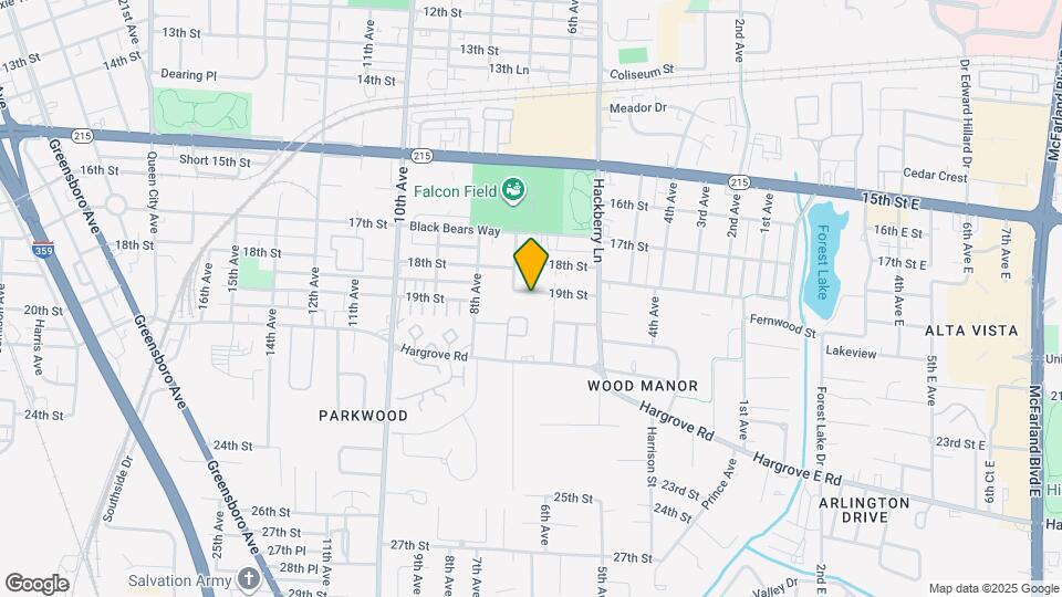 619 19th St Map and Location Details