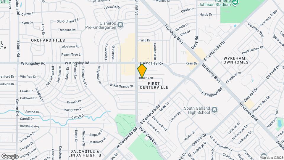 118 Brazos St Map and Location Details