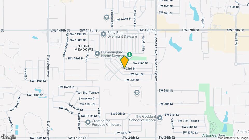 1424 SW 23rd St Map and Location Details