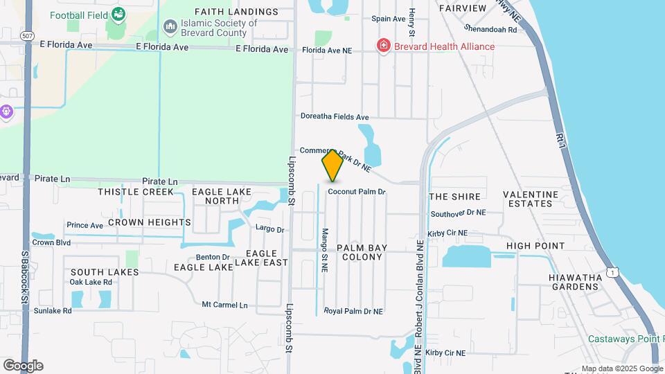 2315 Coconut Palm Dr Map and Location Details