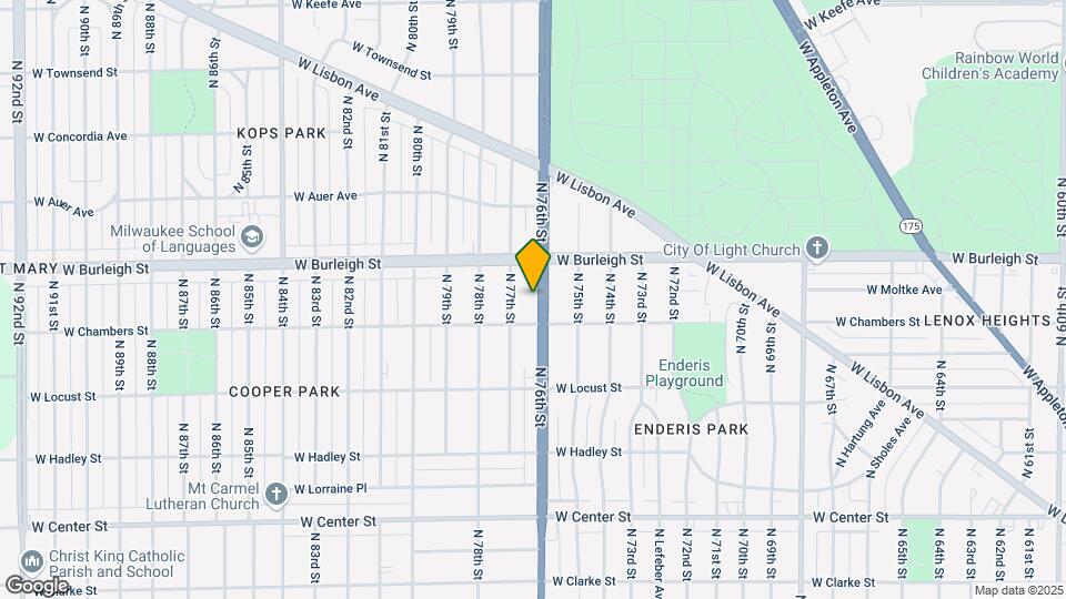 3021-3033 N 76th St Mapa y Detalles de la Ubicación