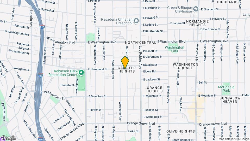 1115 Garfield Ave Mapa y Detalles de la Ubicación